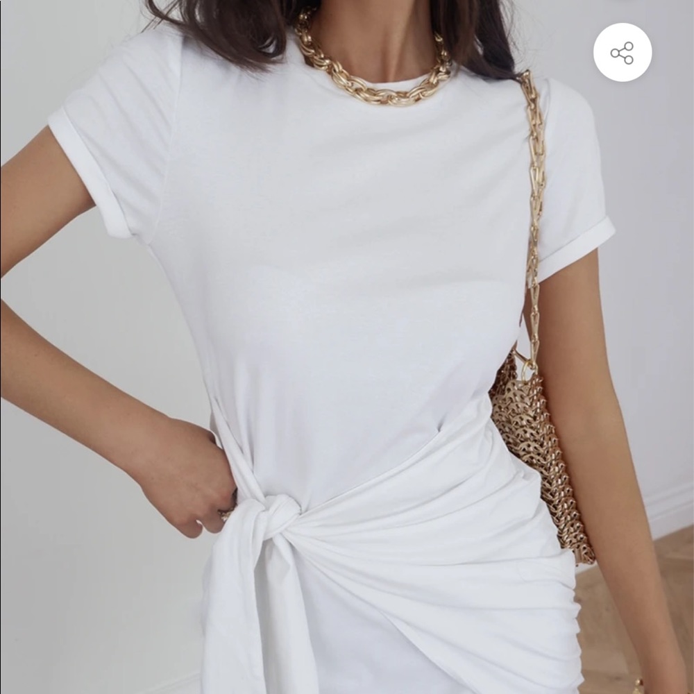 π White Shirt Dress - Picture 3 of 10